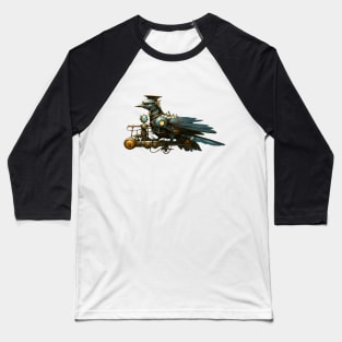 Steampunk Bird Baseball T-Shirt